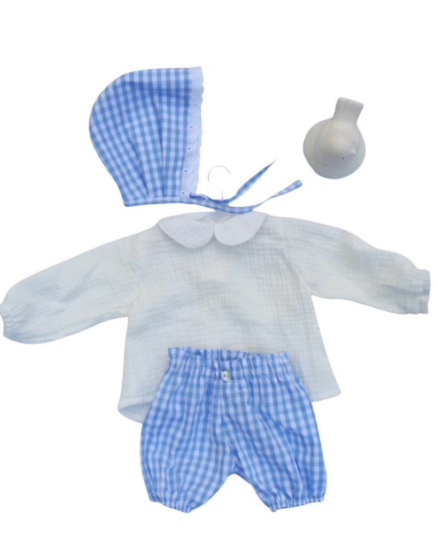 Conjunto Vichy Azul