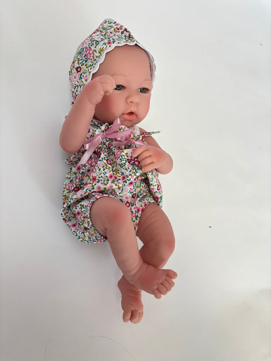 Reborn Ranita verde con rosa