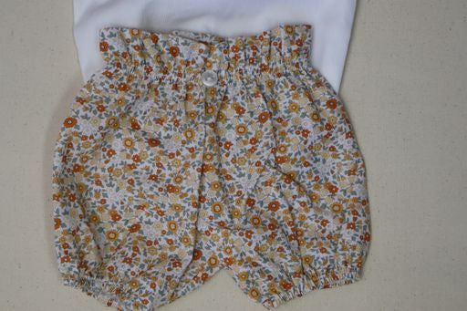 Conjunto Flowers Naranja