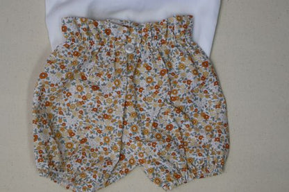 Conjunto Flowers Naranja