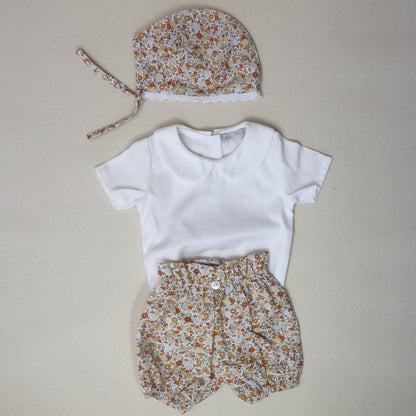 Conjunto Flowers Naranja