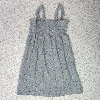 Vestido Niña Gris Azul